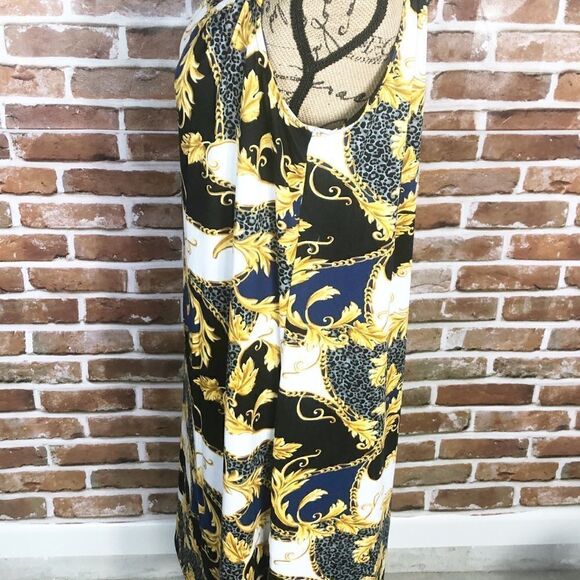 Rouge Collection Parsley Style Sleeveless Dress XL - Picture 4 of 7